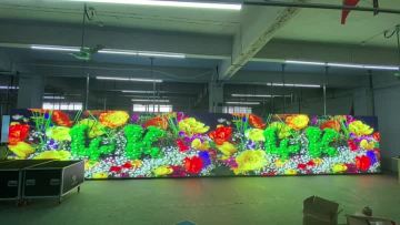 P2.6 Indoor Rental LED Screen Facotry Effect