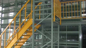 Manufacture Factory Custom Long Span Warehouse Storage Steel Mezzanine Floor Racking1