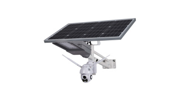 Solar light with CCTV camera