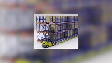Chinylion Heavy-duty warehouse storage steel frame radio shuttle pallet rack1