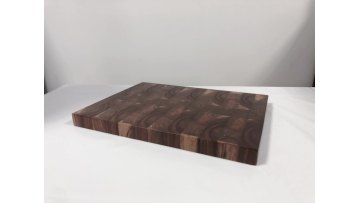 Wholesale Customized High Quality Walnut Wood End Grain Dark Color Cutting Board1