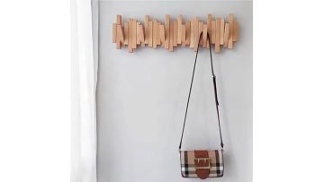 Different Size Folding Creativity Style Factory Direct Wholesale Wall Mount Key Coat Umbrella Handbag Hook Wooden Hanger Hook - Buy Wall Mount Wood Coat Rack,Wooden Hanger Hooks,Wood Shelf Coat Hook Product on Alibaba.com.mp4