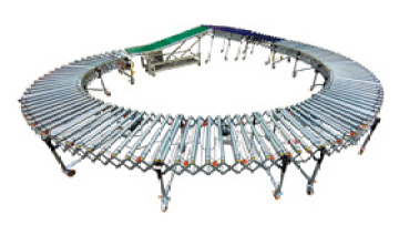 Telescopic roller conveyor