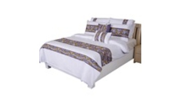 Embroidery Floral Duvet Cover Set High Quality Embroidery Duvet Bedding Pillowcases Set1