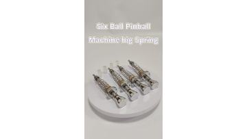Six Ball Pinball Machine big Spring