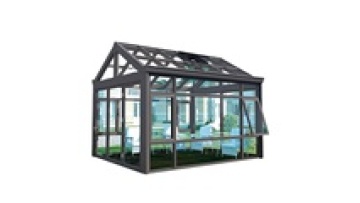 Low-E Glass Protection Sun Room Sunroom Glass House,Prefabricated Aluminium Conservatory 1 Set For Backyard1