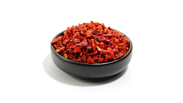 Picture of dried sweet red pepper
