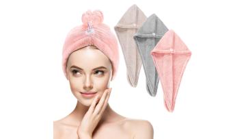 Microfiber hair towels are super soft on hair