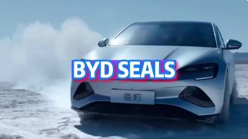 New energy pure electric vehicle byd seal
