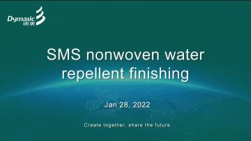 SMS nonwoven water repellent finishing DM-3696F