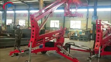 Trailer boom lift