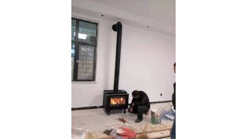 Granulated fireplace chimney system