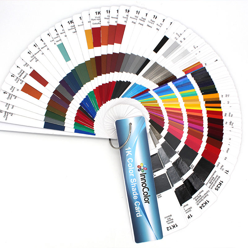 car paint color chips