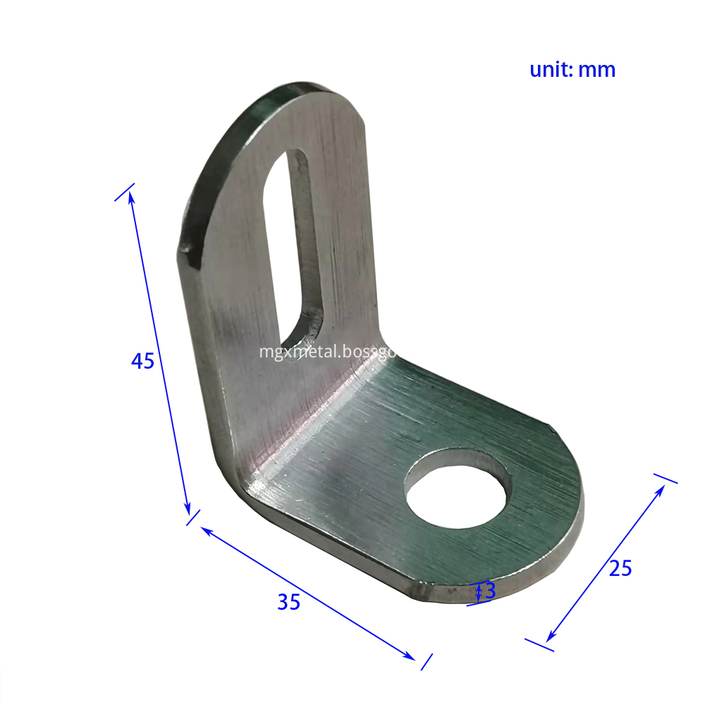 MMB0014 Stainless Steel Bracket For Machine Dimension