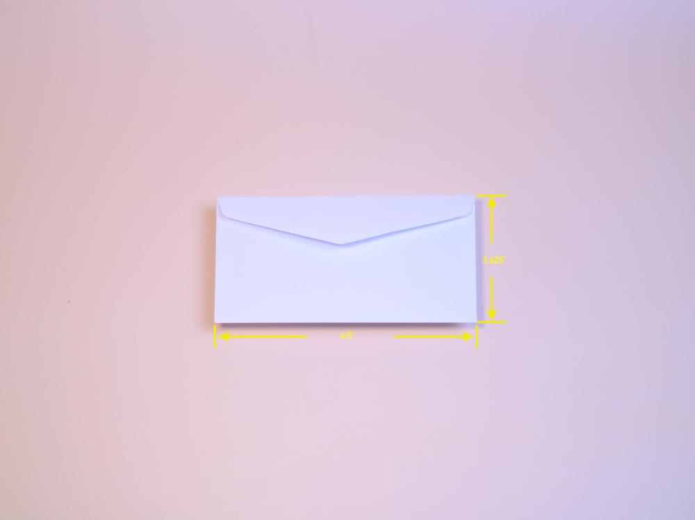 Standard Rectangular Paper Envelope