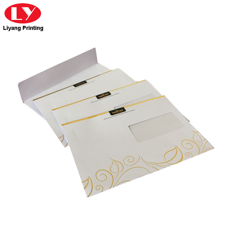 Envelope With Gold Stamping