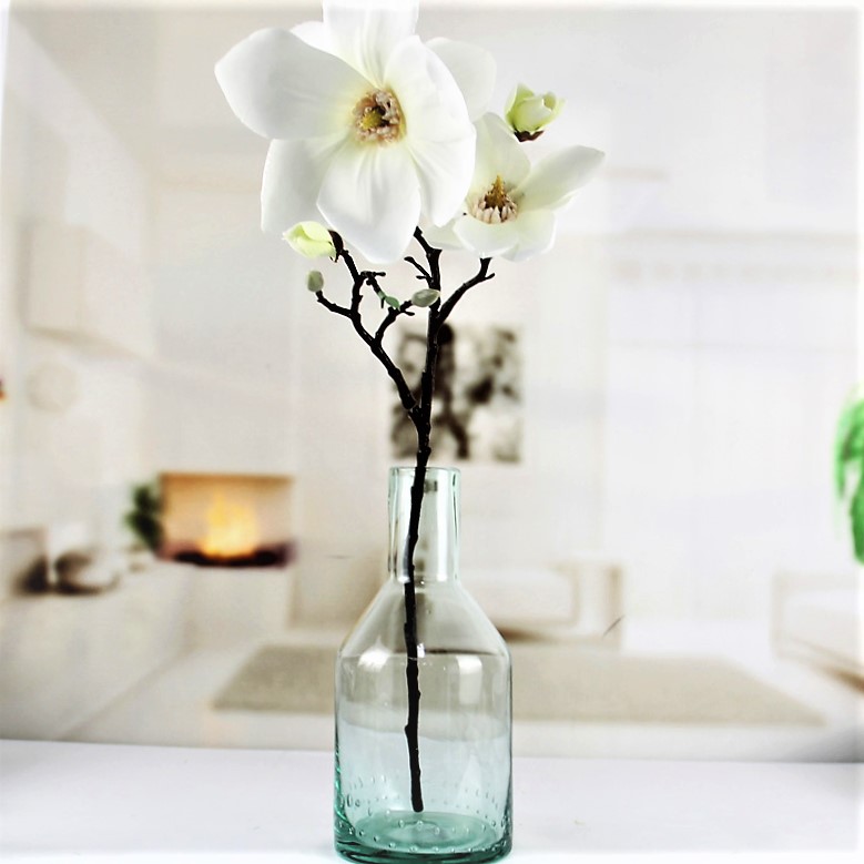 Recycled Flower Glass Bud Vase