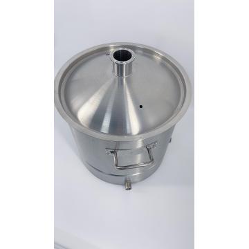 Stainless steel beer barrel with leakproof lid