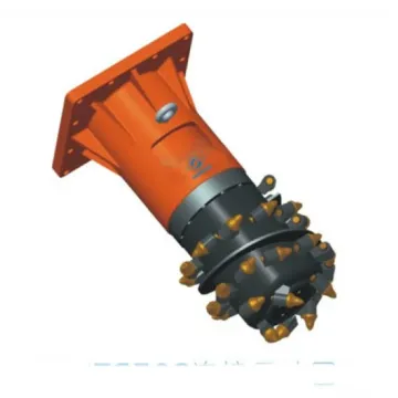 Excavator Parts Hydraulic Rotary Vertical Drum Cutter HTC35