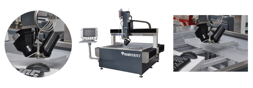Dynamic 5 axis Water Jet Cutter