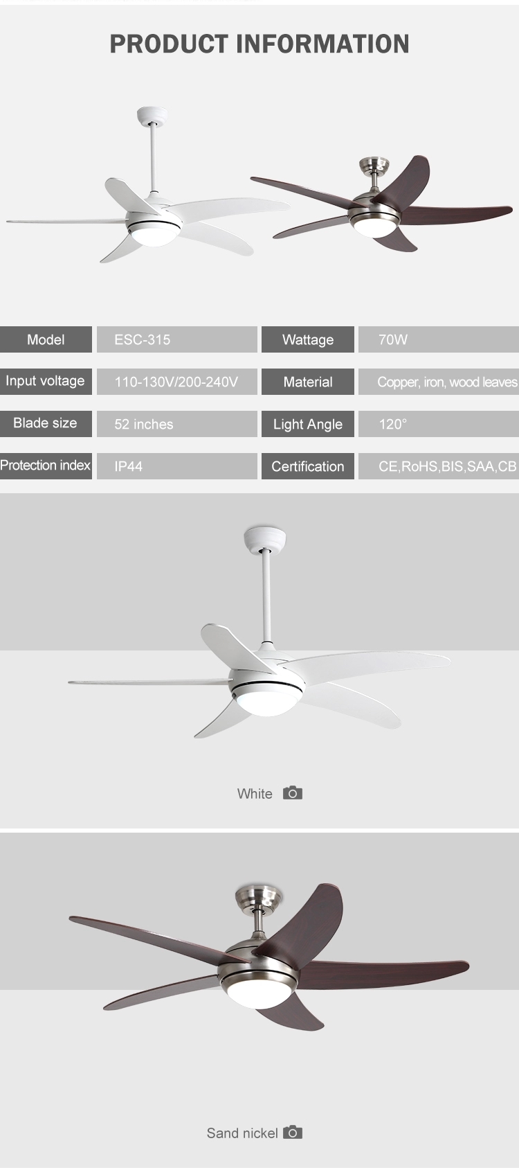 protable ceiling fan