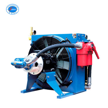 Customised Electric Fan Standard Excavator Hydraulic Air Oil Cooler For Truck Mixer Oil Press Plate Fin Mixer