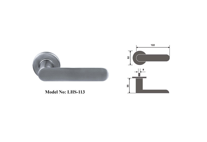 Classic Contemporary Door Handles for Commercial Use