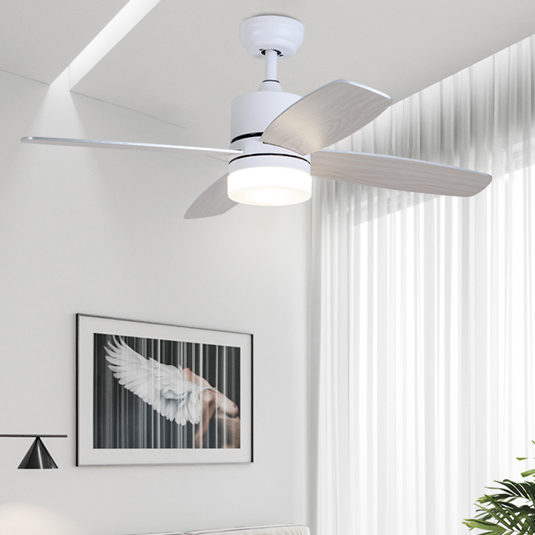 4 blades wood ceiling fan