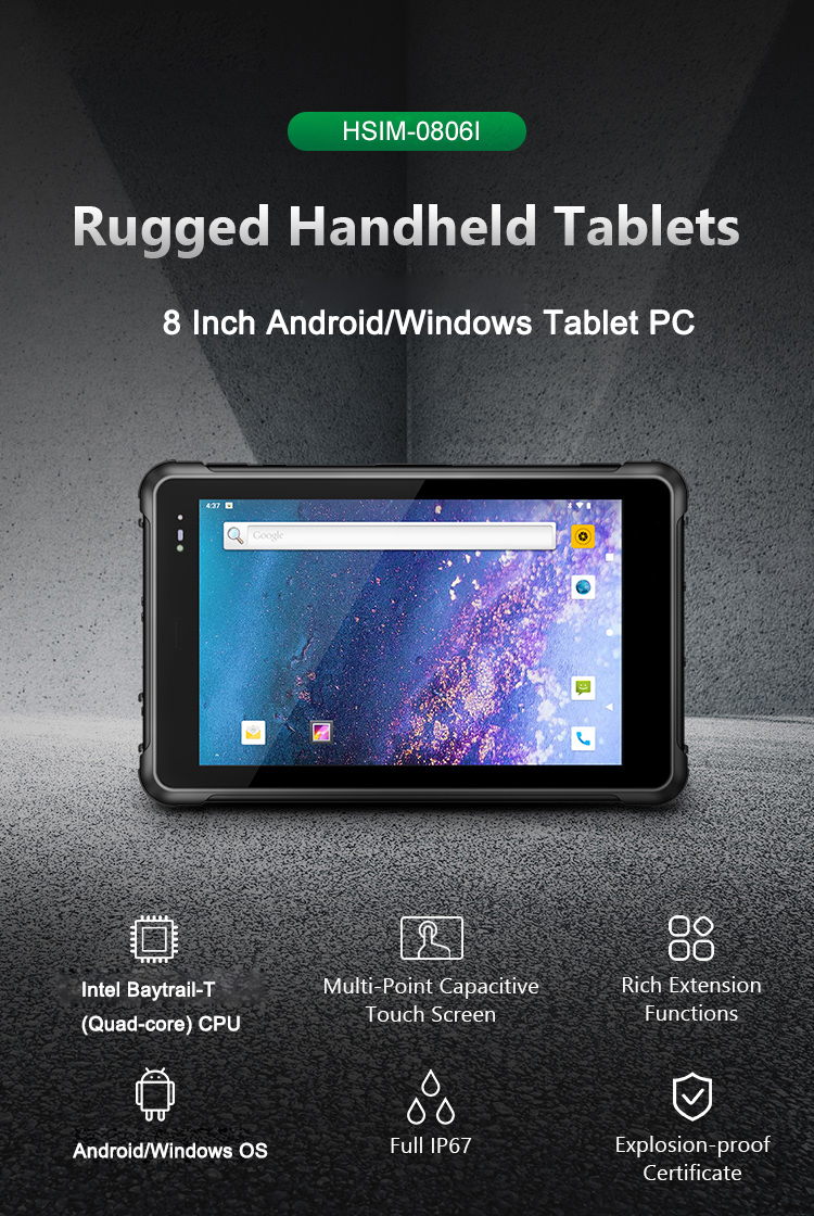 Rugged Tablet 1000nits Industrial