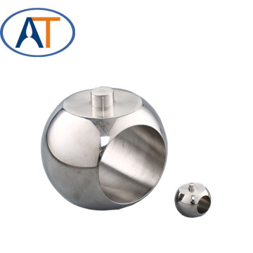 stainless steel trunnion ball for ball valve