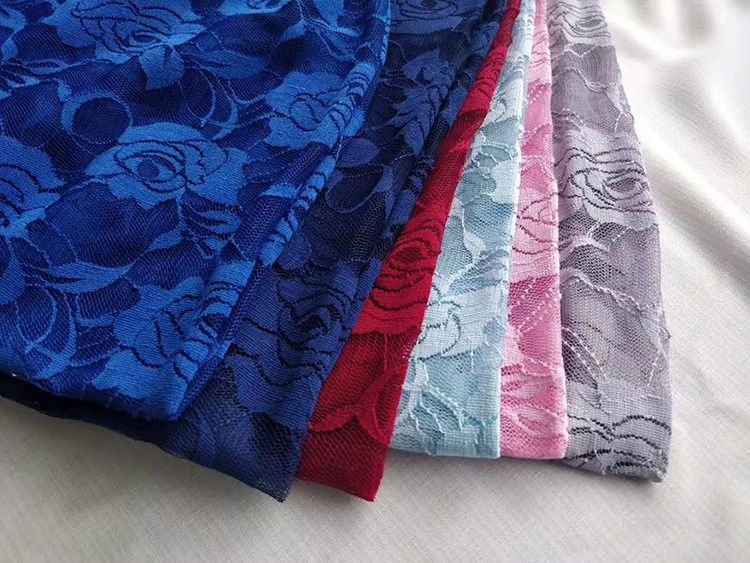 Poly Span Lace Fabric