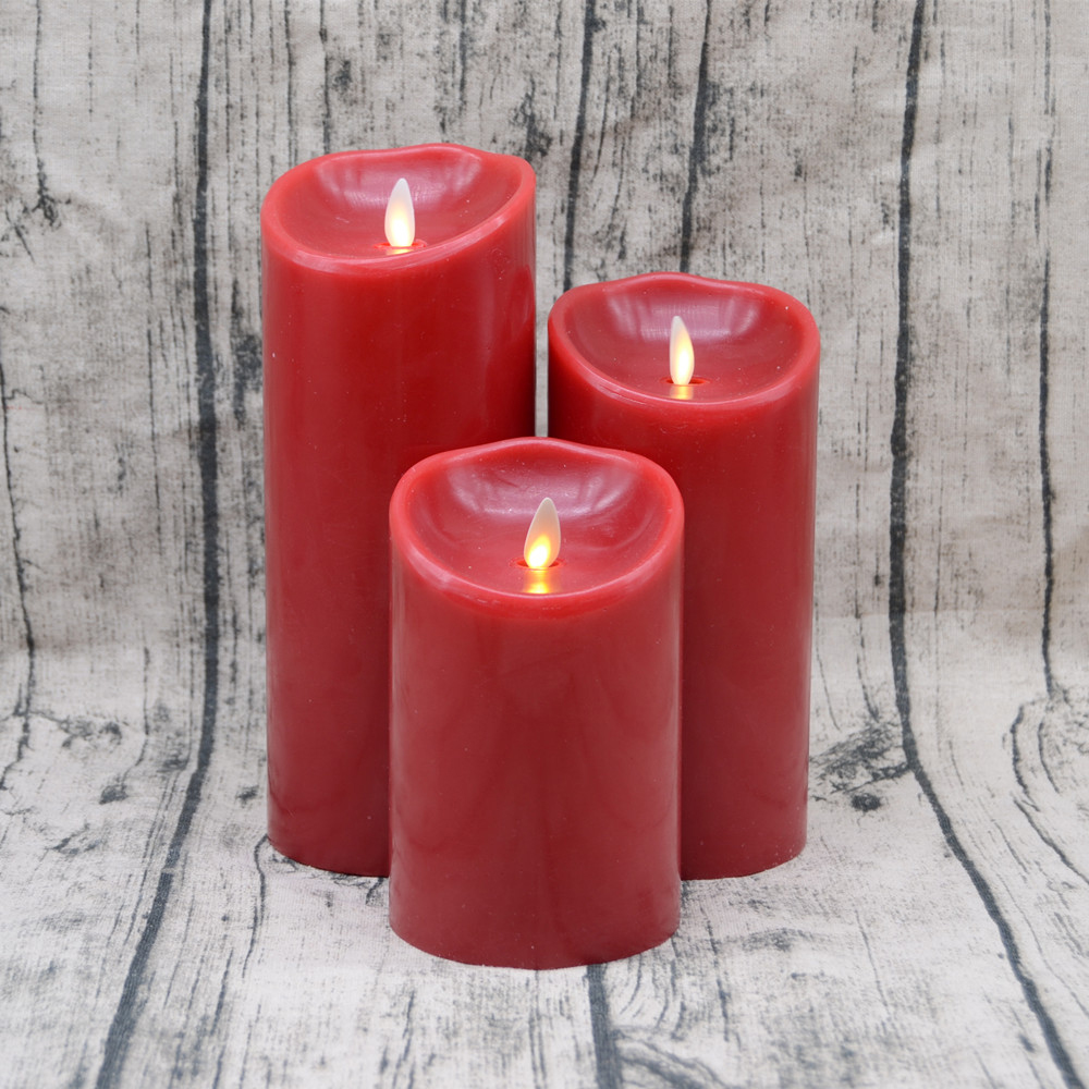Colored Flameless Candles