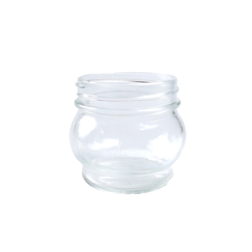 New transparent Mason glass Honey bottle