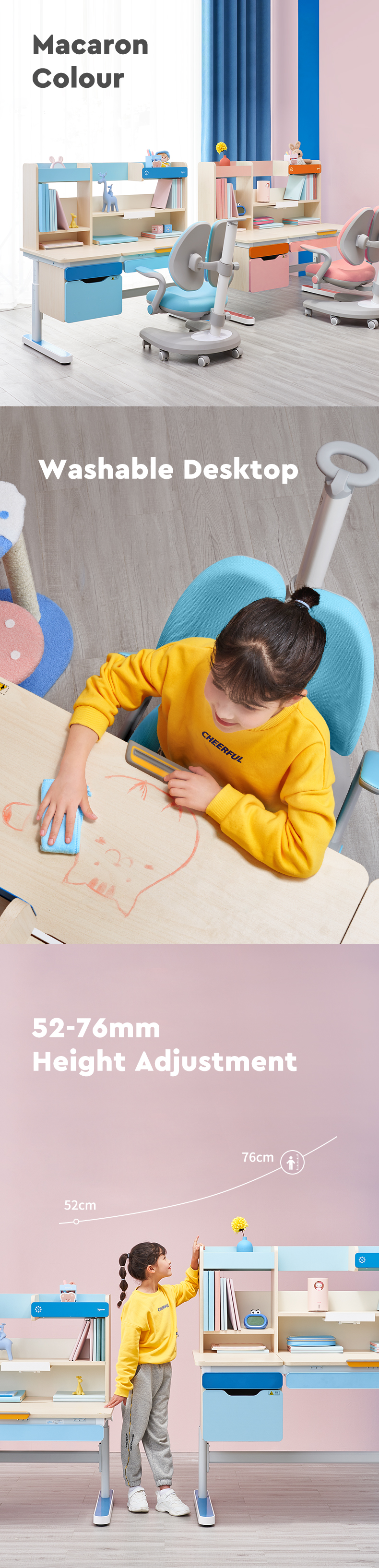 study chair and table for students