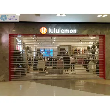 Remote Control Polycarbonate Roller Shutter Mall Door