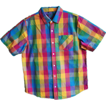 Men Casaul Cotton Y/d Short Sleeve Shirt