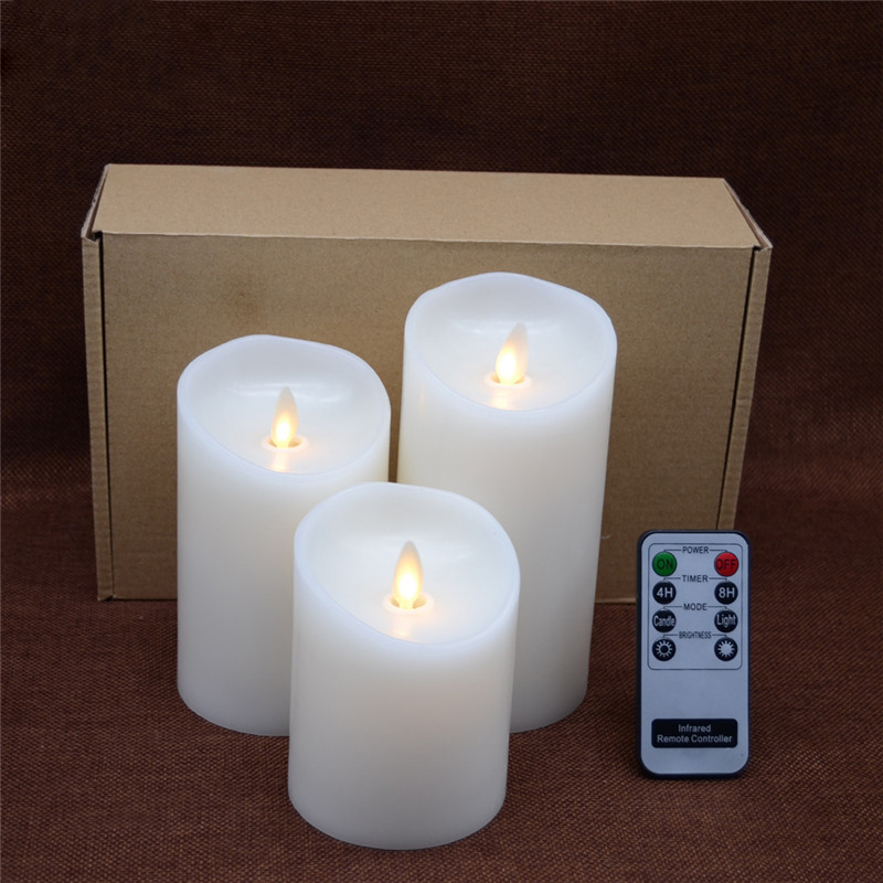 battery powered pillar candles