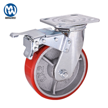 Heavy Duty 6 Inch Cast Iron  Caster