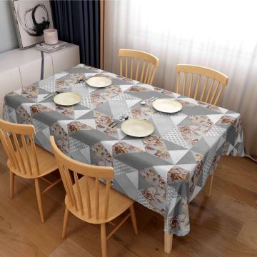 Household Waterproof High Quality Printing Flower Tablecloth