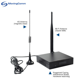 Industrial OpenWRT Wireless Router Cat4 4G LTE Modem