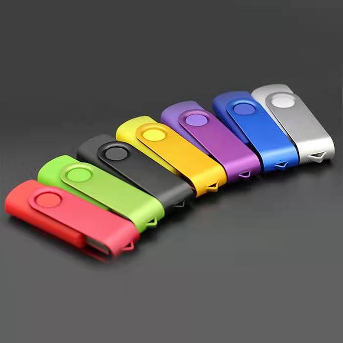 Wholesale colorful swivel custom logo USB pen drive