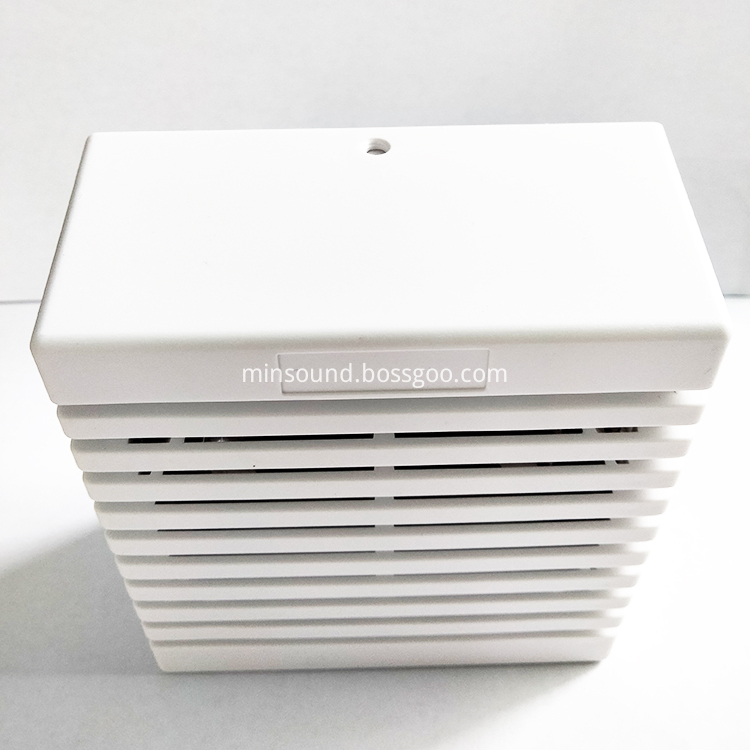 White Color Square Indoor Electronic Siren