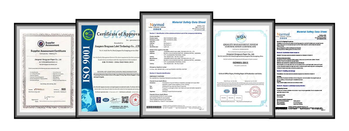 Food Label Production Certification