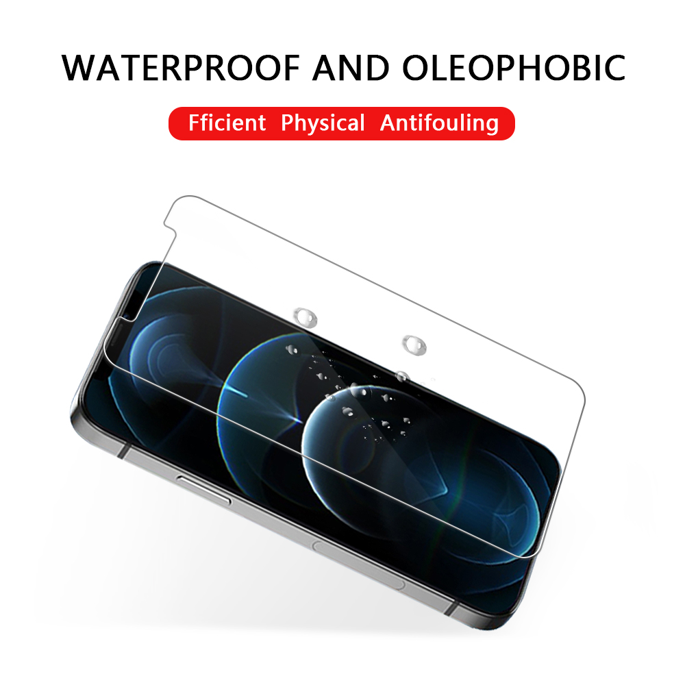 Oil Repellent Waterproof Tempered Glass Protective Film for Iphone 12