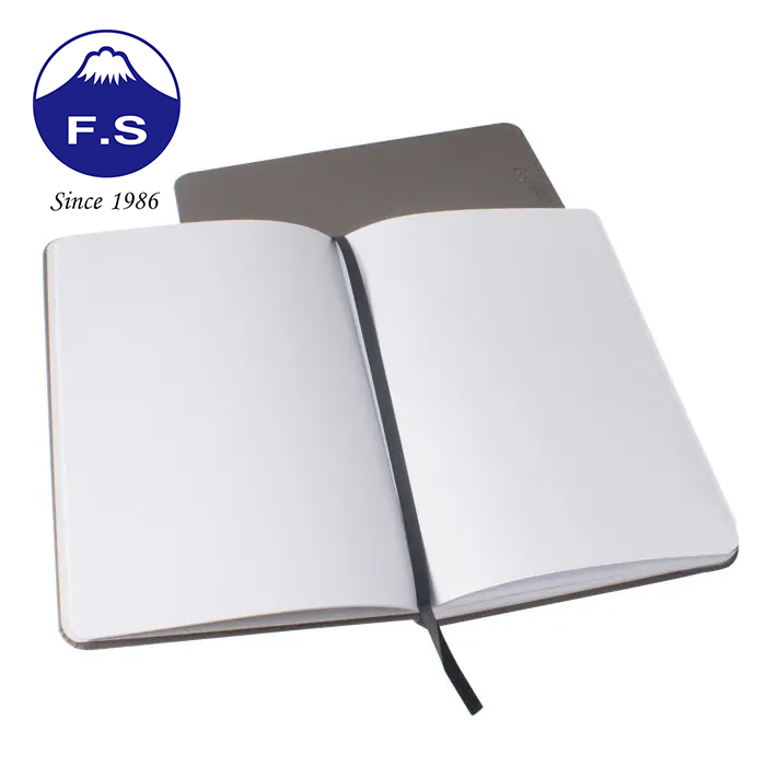 Pu Leather Hardcover Daily Focus Planner Notebook Printing