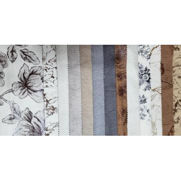 Printed 100%Polyester Foil Velvet Fabric for Sofa Cover
