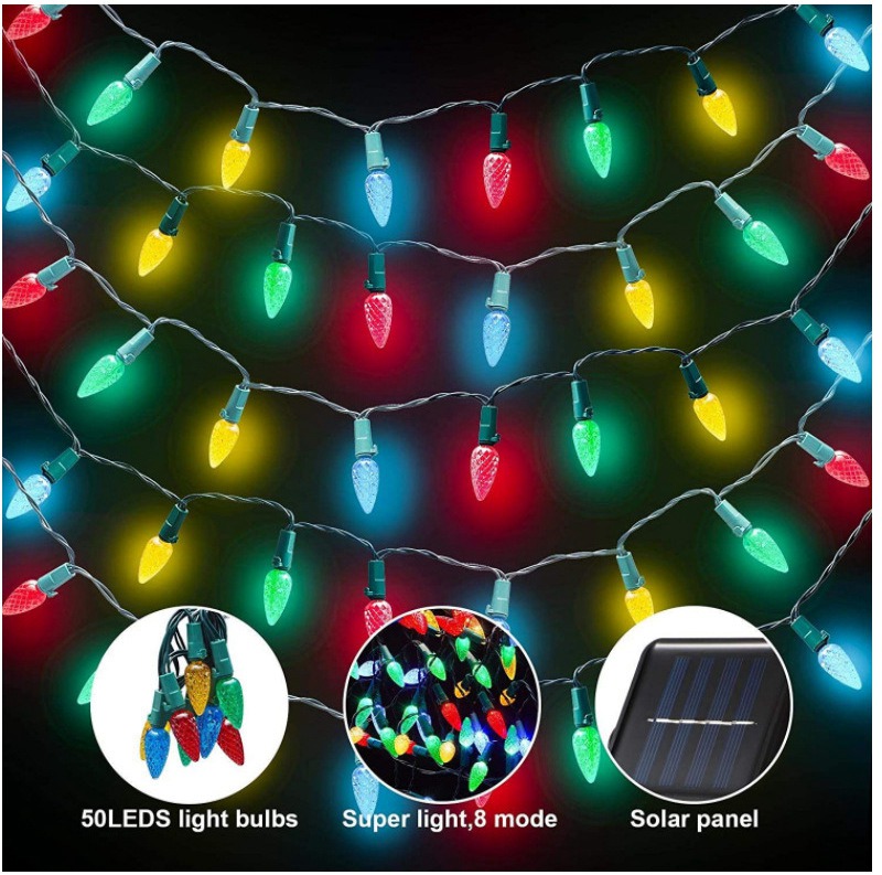 C6 Solar Led String