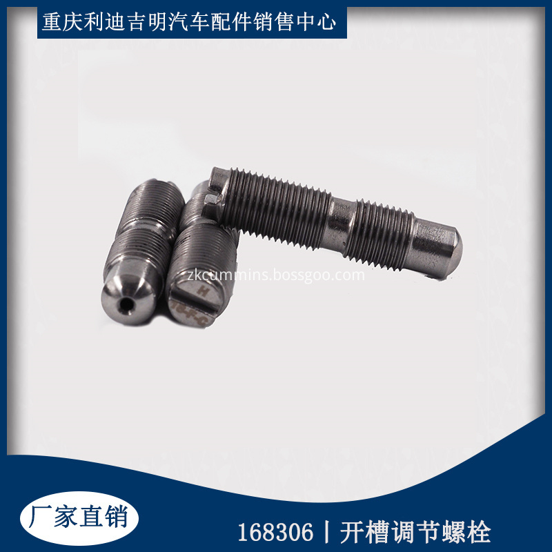 Opening and operating adjusting bolt