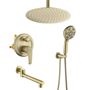 12inch Luxury Shower system with Rotating Tub Spout