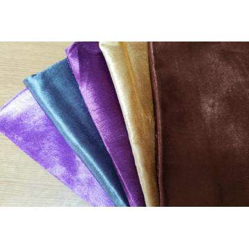 Colorful Plain Velvet Fabric for Sofa Furniture